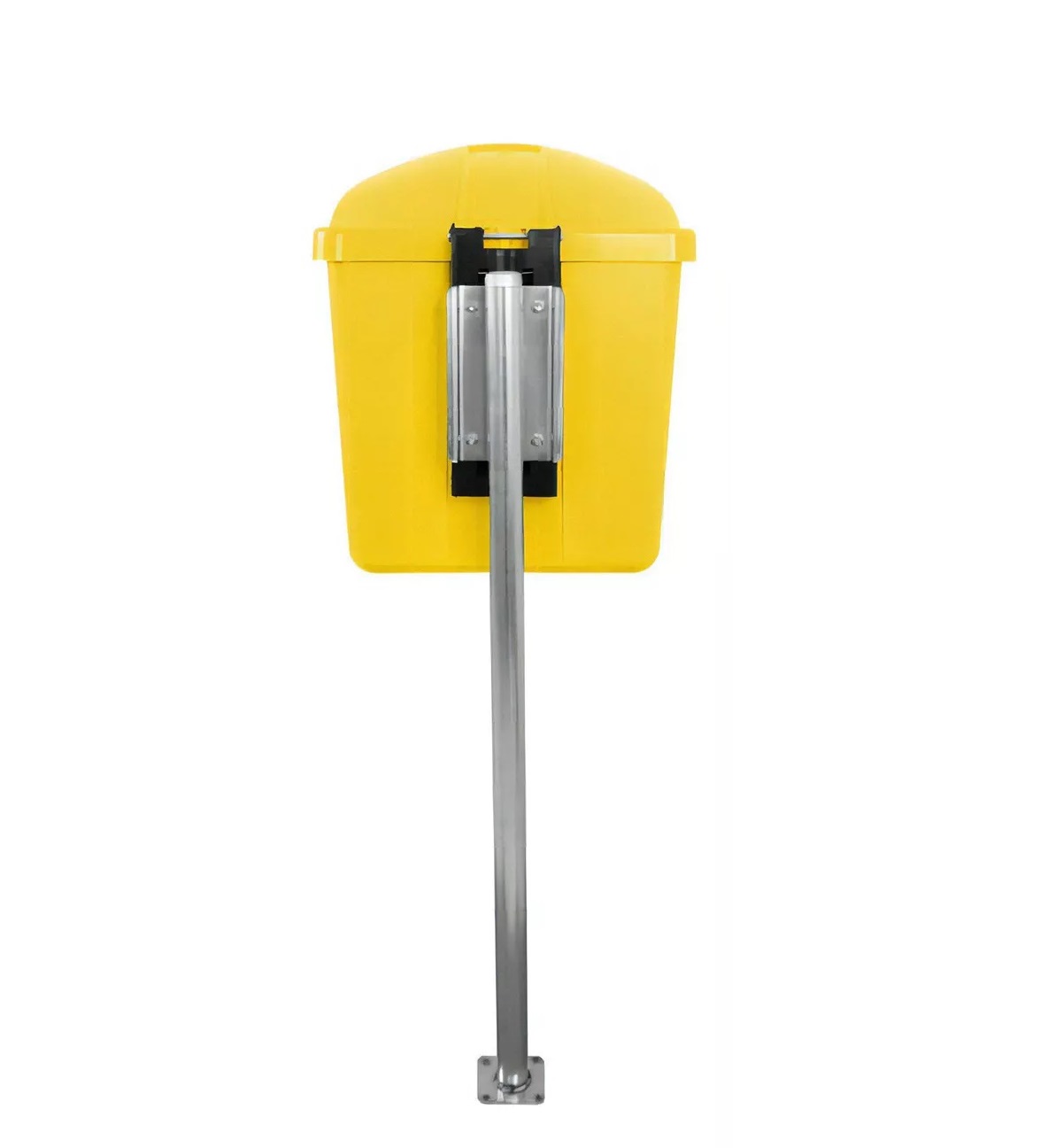 Lixeira Coleta Seletiva com Poste 40L Amarelo JSN - Imagem 3