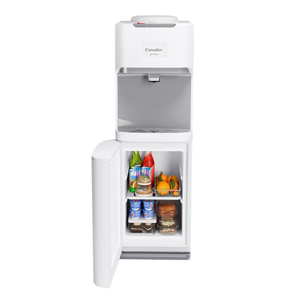Bebedouro de Garrafão Esmaltec EGCQF ER c/ Espaço Refrigerado - Imagem 2