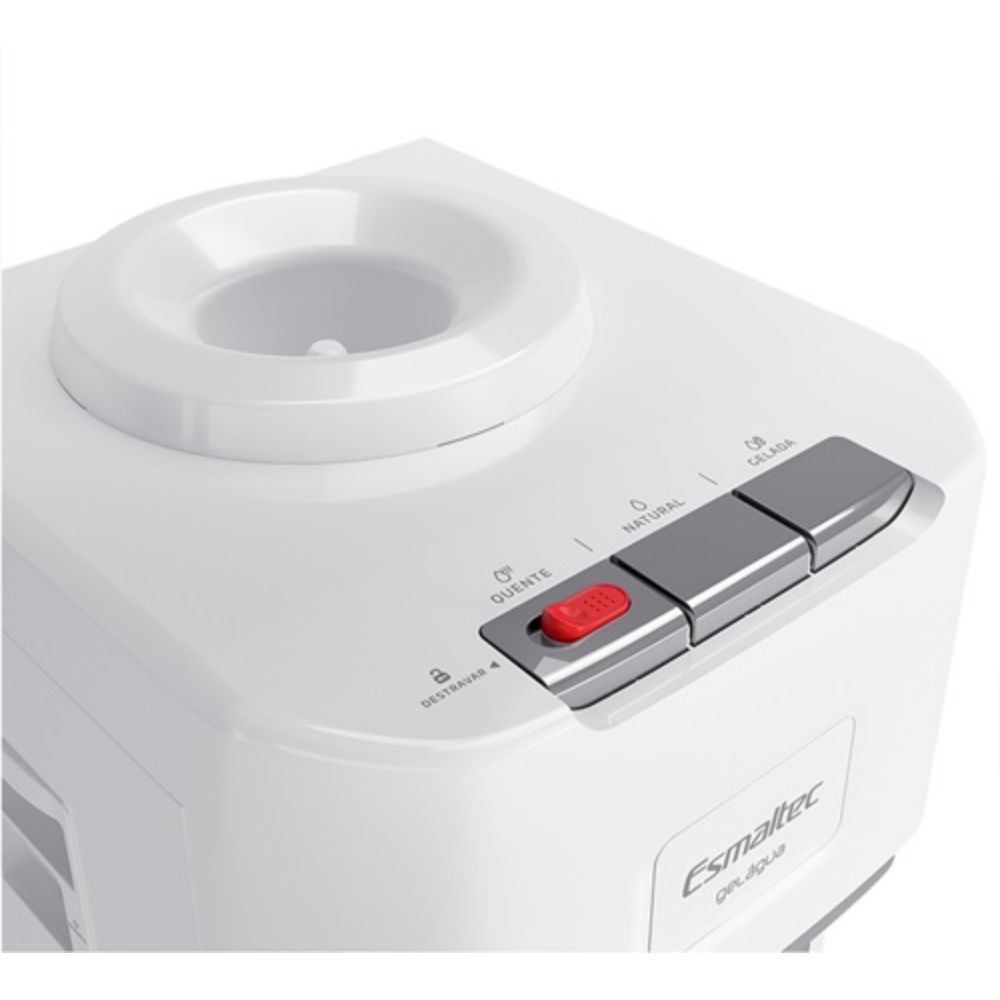 Bebedouro de Garrafão Esmaltec EGCQF ER c/ Espaço Refrigerado - Imagem 4
