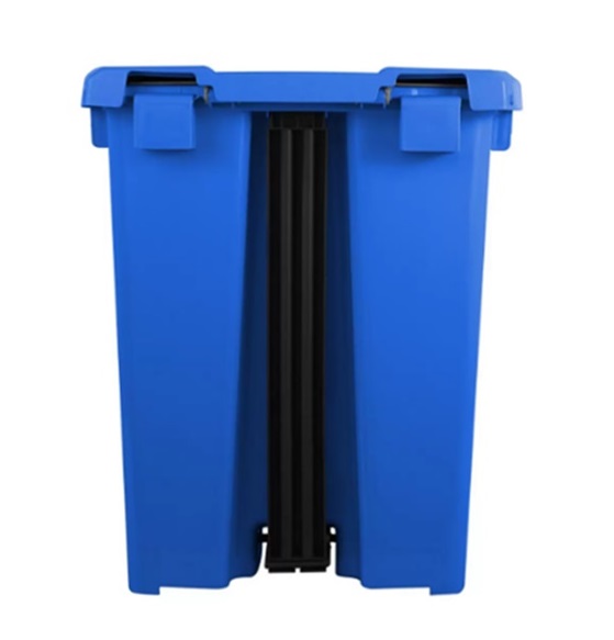 Lixeira com Pedal e Aro Interno 30L Azul JSN - Imagem 3