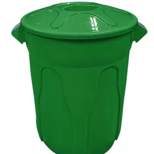 Cesto Plástico Redondo 100L Verde JSN