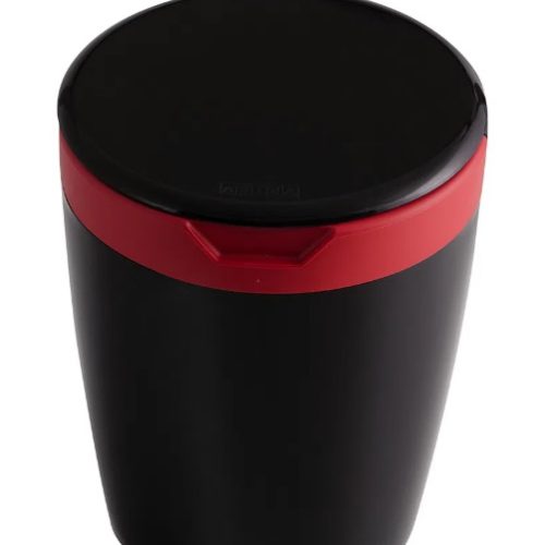 Lixeira de Pia 2,7L Preto/Bordô Astra