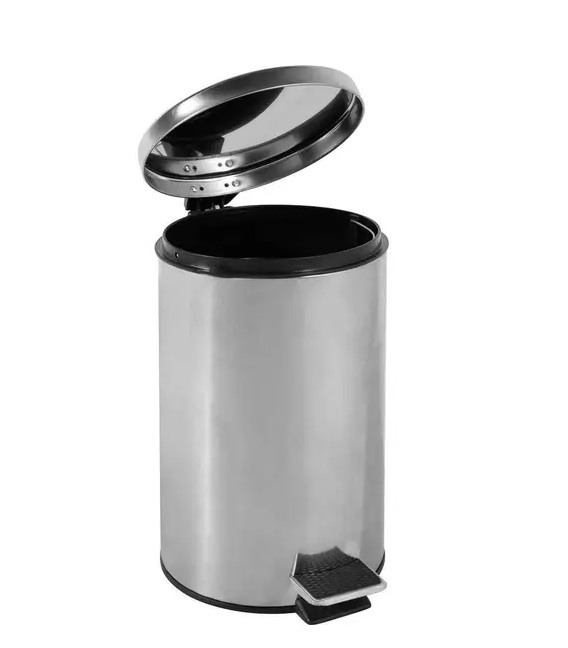 Lixeira Inox com Pedal e Balde 12L Vonder - Imagem 2