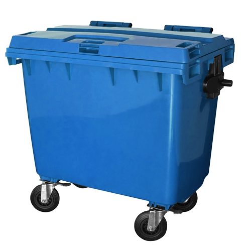 Container de Lixo com Rodas 660L Azul JSN_03609